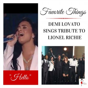 Demi Lovato's Tribute To Lionel Richie, Thursday Favorite Things Blog Hop, linky party