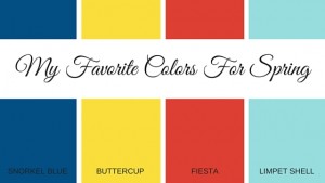 Spring 2016 color trends